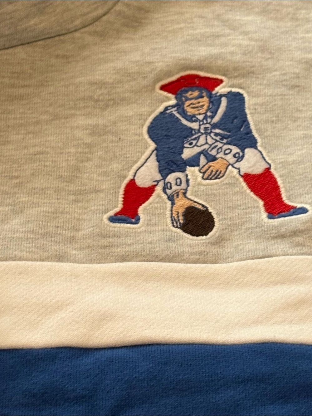 '47 Brand New England Patriots “Pat Patriot” Hoodie – Men’s X‑Large